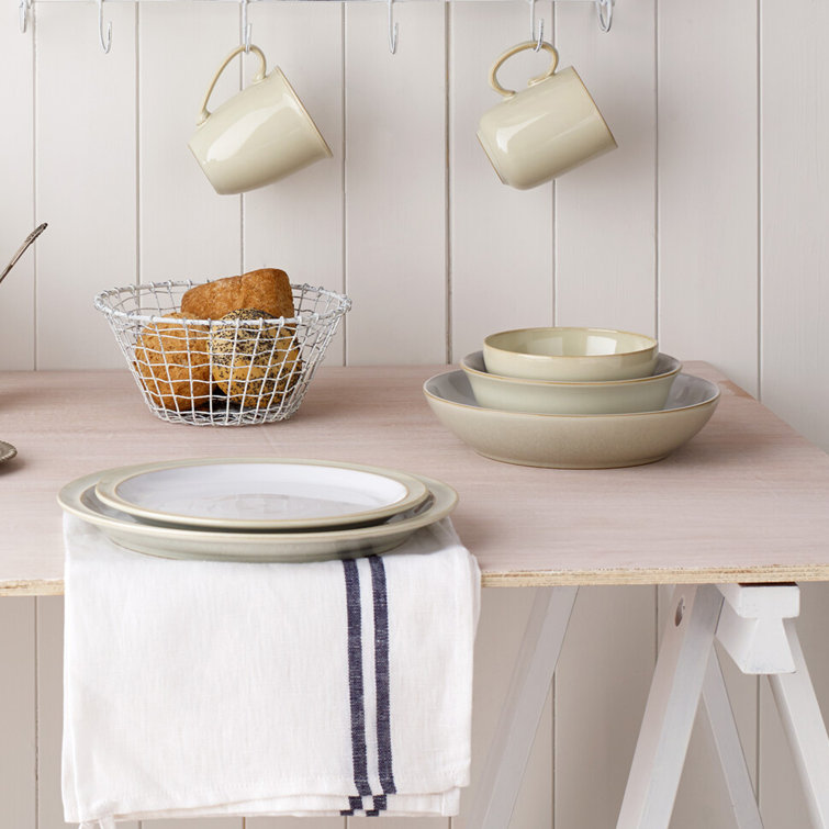 Denby Linen Dinner Plates Set Of 4 Wayfair.co.uk